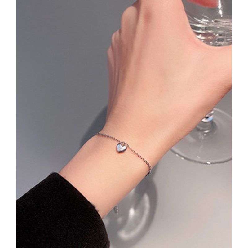 Koean Peal Female Instagam Style, High End, Small And Popula Titanium Steel Bacelet, Couple Handsting,_voghion.com
