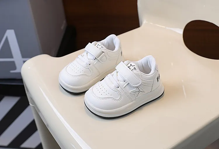 Toddler's Sneakers Fashion Design Baby Spring Autumn Kids Casual Sport Shoe Soft Non Slip Pu Leather Skateboard Shoes_desvips.com