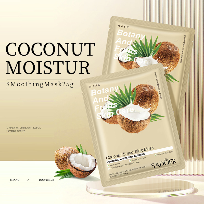 Full English SADOER Plant Facial Hydrating And Moisturizing Mask Sheet Cross-Border Foreign Trade Wholesale_voghion.com