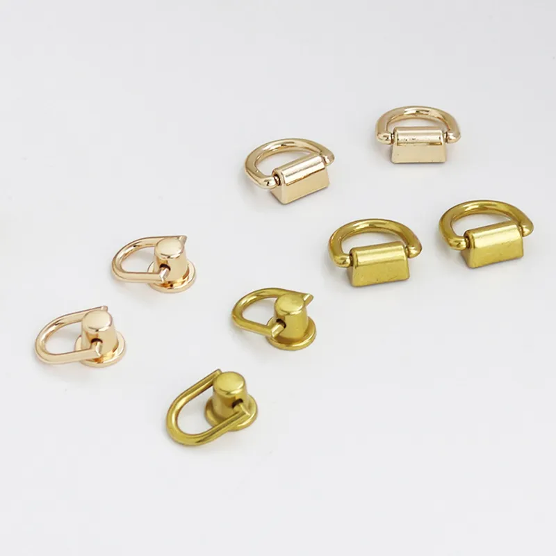 10pcs Metal Rivet Nail Studs Button Handbag Belt Hanger Leather Craft Lage Bag Buckle Tong Snap Hardware Accessory_voghion.com