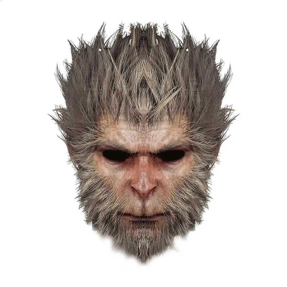 Game Wukong Cosplay Mask Headwear Monkey Role Play Accessories Halloween Carnival Party Props 240902_voghion.com