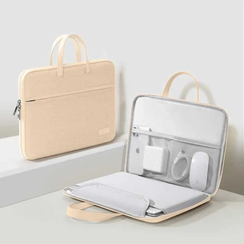 Borsa per notebook da donna elegante 13,3 14 16 pollici portatile custodia per laptop libro Pro custodia borsa valigetta borsa da viaggio C24111_voghion.com