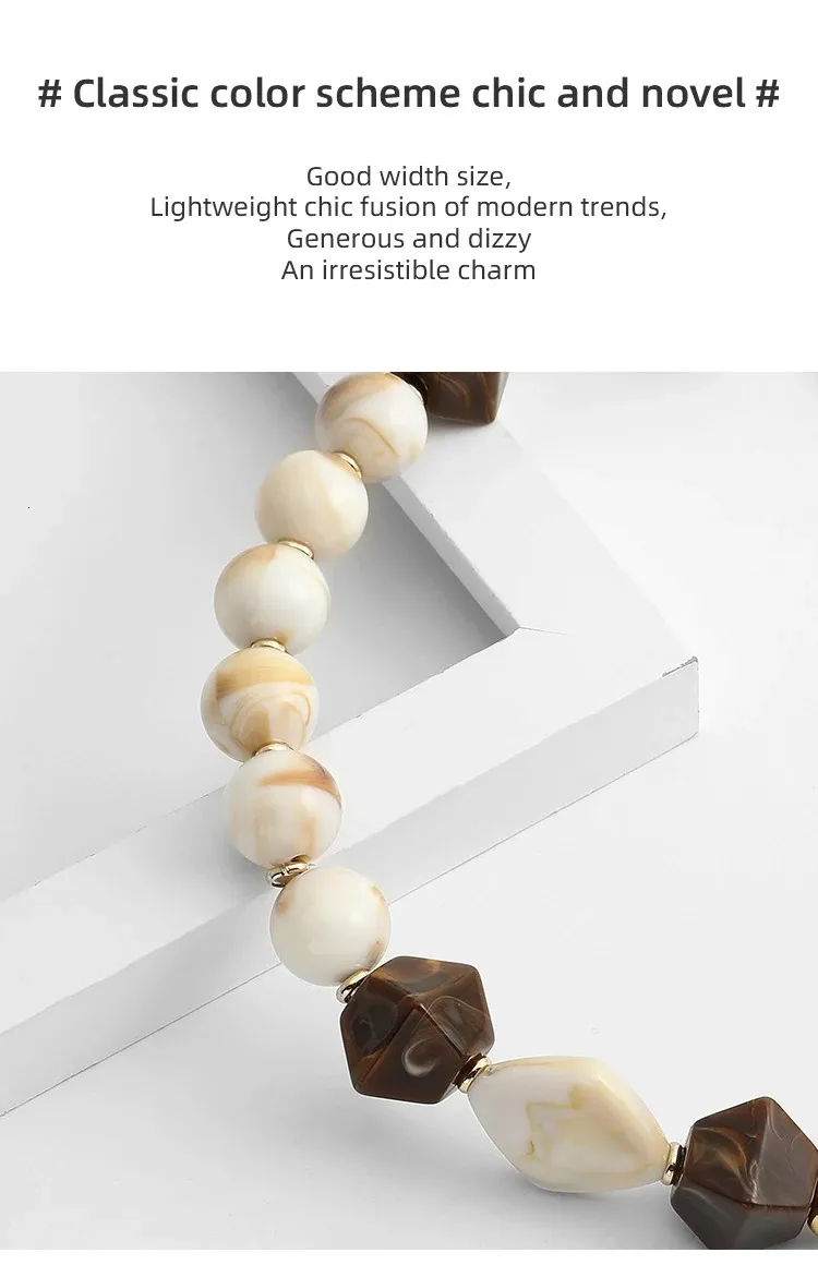 Acrylic Strap Removable Bag Accessories Colourful Womens Resin of bags Purse Chain Fishbone chain 241115_voghion.com