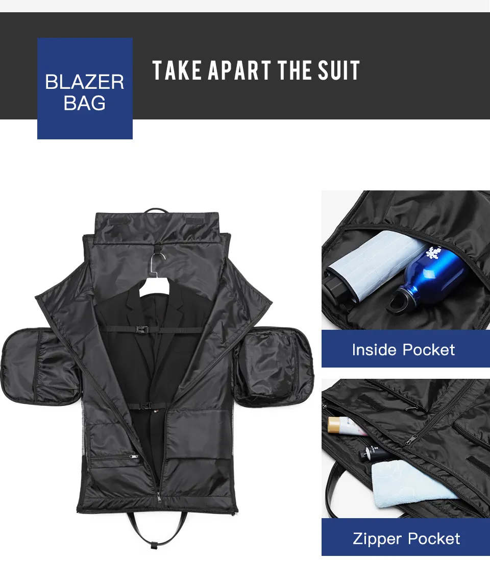 Business Multifunction Men Suit Storage Large Capacity Lage Handbag With Shoes Pocket Male Travel Duffel Bag_voghion.com