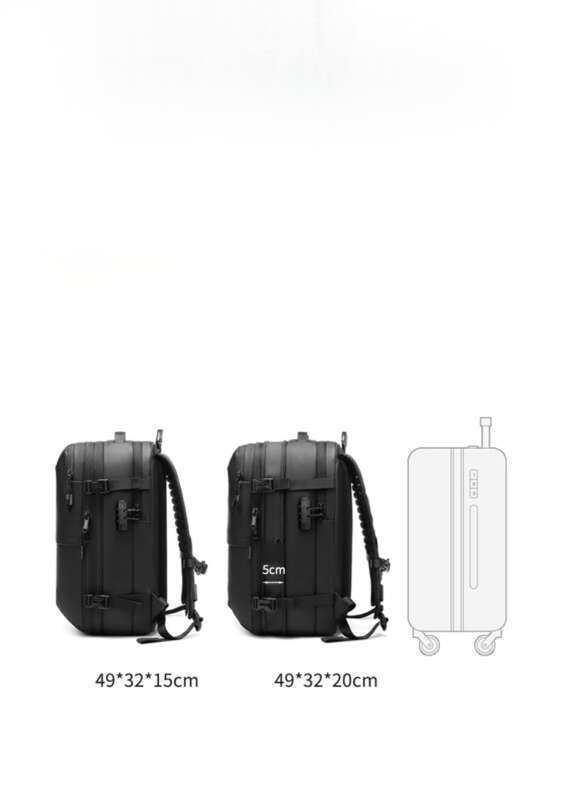 Multifunctional Travel Bag Vacuum Compression Waterproof Business New Large-capacity Computer Backpacks_voghion.com