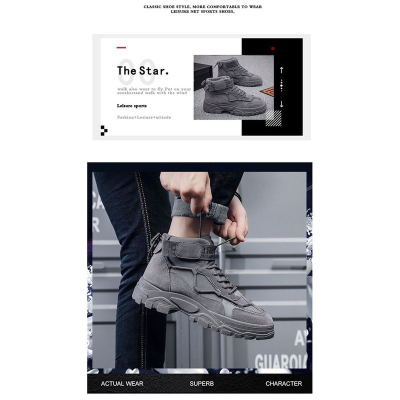 Herrenschuhe, neue hoch geschnittene Martin-Stiefel die Frühjahrs- und Herbstsaison, verschleißfeste_voghion.com