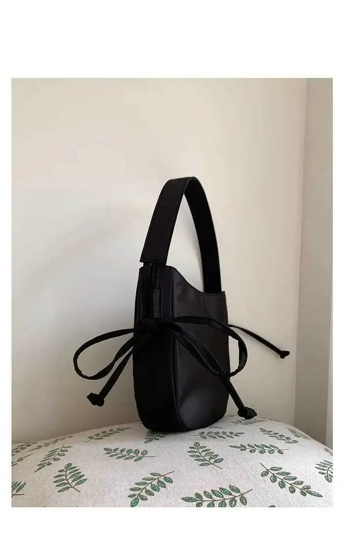 Vintage Damen Achseltasche Schwarz Große Freizeittasche_voghion.com