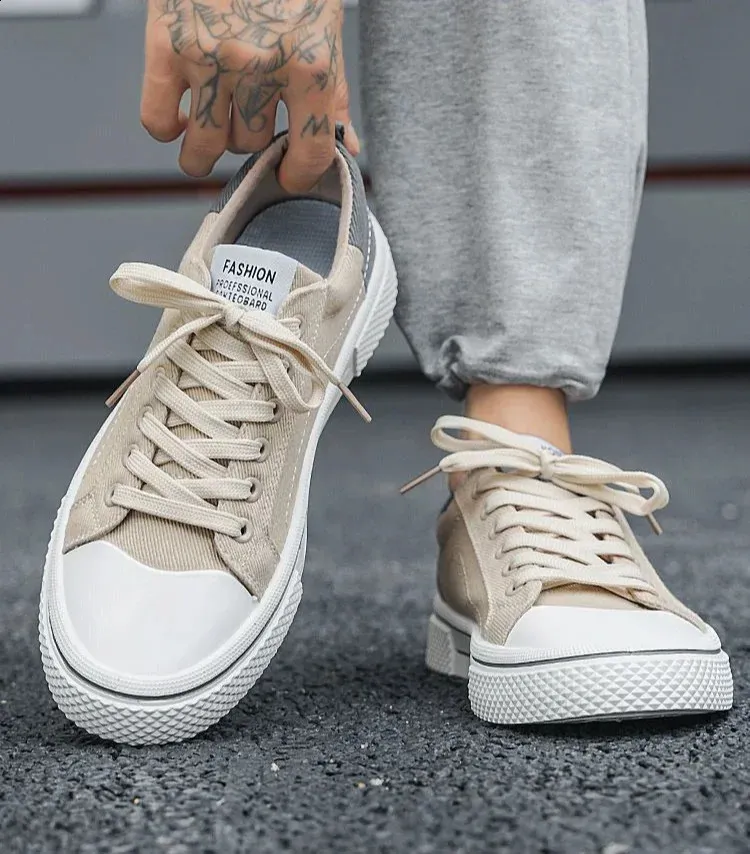 Sports breathable canvas comfortable walking size 45 trend mens casual shoes fashionable hiking 44 240918_desvips.com