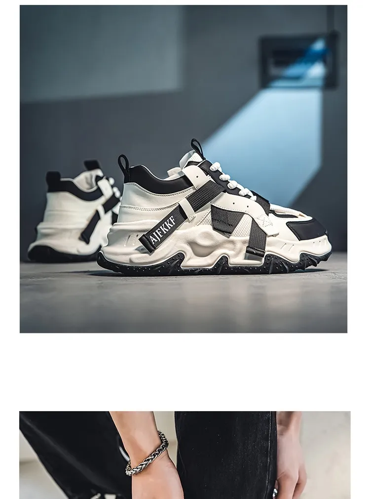 2024 new free shipping designer suitable for men's thick soled mesh breathable casual sports shoes outdoor sneakers_voghion.com