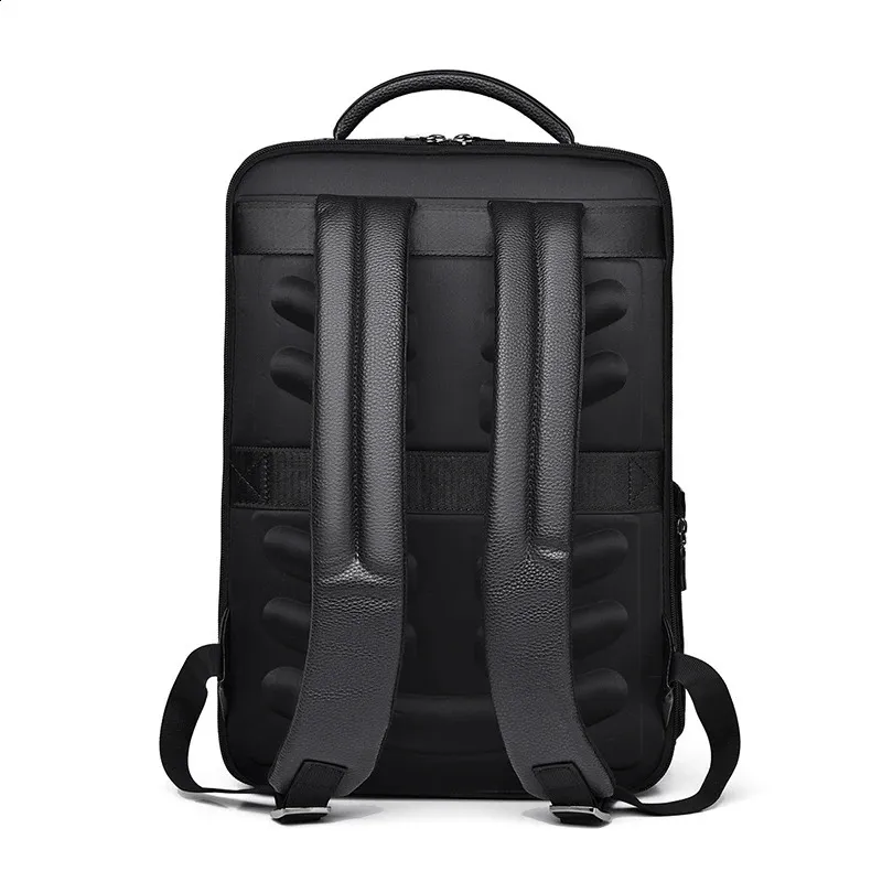 Zaino da uomo in pelle PU con ricarica USB, alla moda, per ufficio, da viaggio, casual, per affari_voghion.com