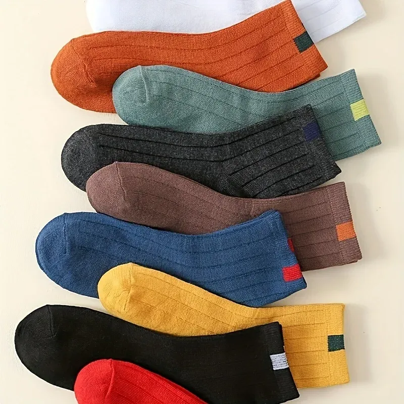 Női zokni 10 pár unisex többszínű leggings edzéshez, futáshoz és hétköznapi sétához, puha, lélegző, sporthoz, nőknek és férfiaknak_voghion.com