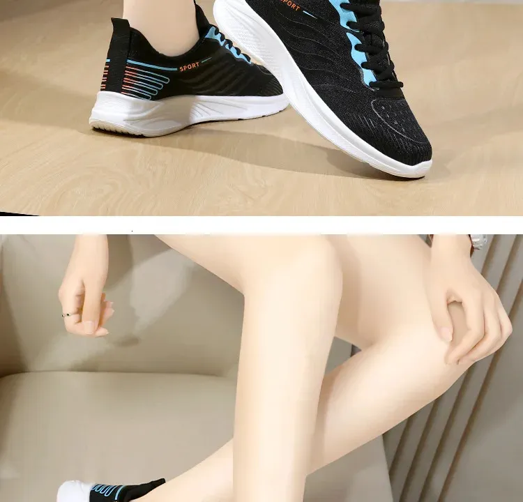 Chaussures de sport d'extérieur légères et polyvalentes, respirantes et confortables, en maille, décontractées et souples_voghion.com