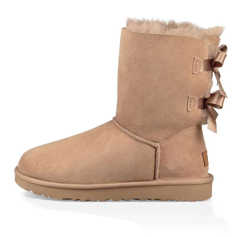 Designer Boots AUS Winter Snow Boot Women Mens Lady Fur Suede Warm Ankle Booties Triple Black Chesut Khaki Brown Walking_voghion.com
