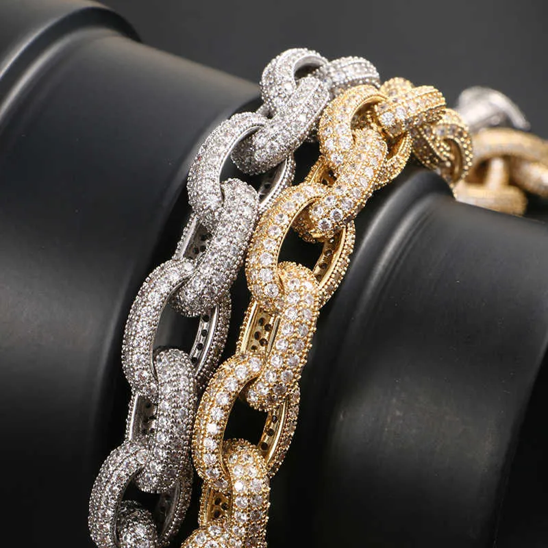 10 χιλιοστά Hot Sell Hip-hop Cz Σταυρός Αλυσίδα Κολιέ Ραπ Κοσμήματα Ice Out_voghion.com