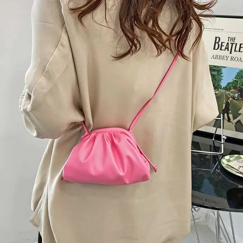 Sac à bandoulière en cuir PU jaune et bleu pour femme, sacoche simple et polyvalente pour soirée_voghion.com