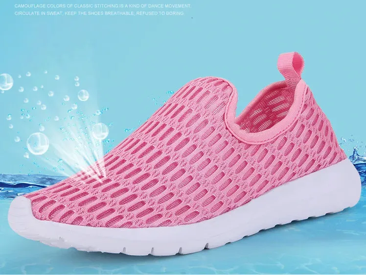 BEANNHUA Hohlgewebe Weibliches Fliegennetz Luftsport Und Freizeit Erhöhte Laufschuhe Mit Dicker Sohle 240708_voghion.com