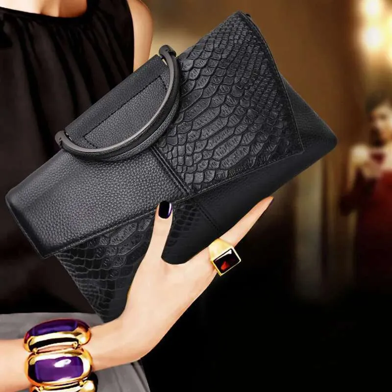 Nouveau sac à main imprimé serpent pour femme avec portefeuille en cuir multifonctionnel_voghion.com