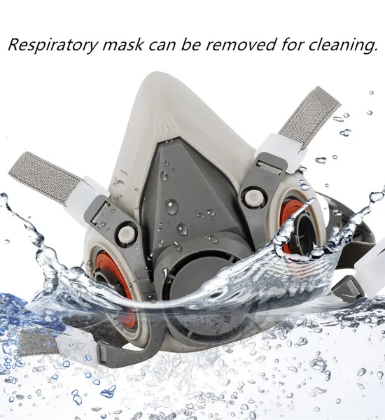 Half Face Respirator Mask For Woodworking Painting And Welding_voghion.com