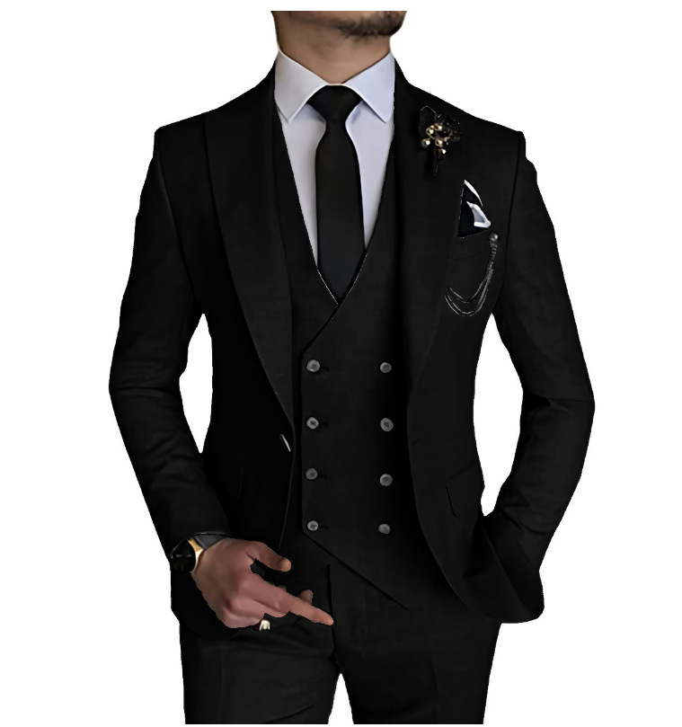 Neu Dreiteiliges Business-Casual-Anzug für Herren_voghion.com