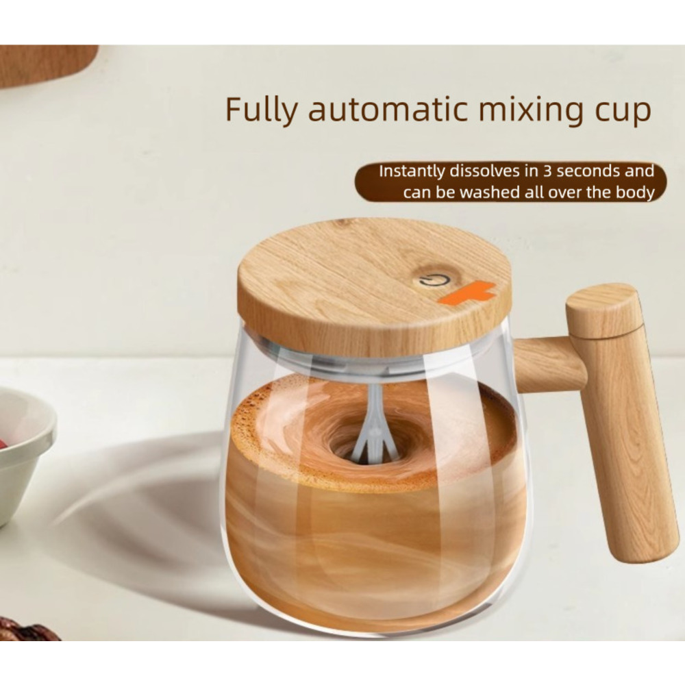 2025 New Model Fully Automatic Electric Charging Glass With Scale Portable Lazy Soy And Milk Powder Blender