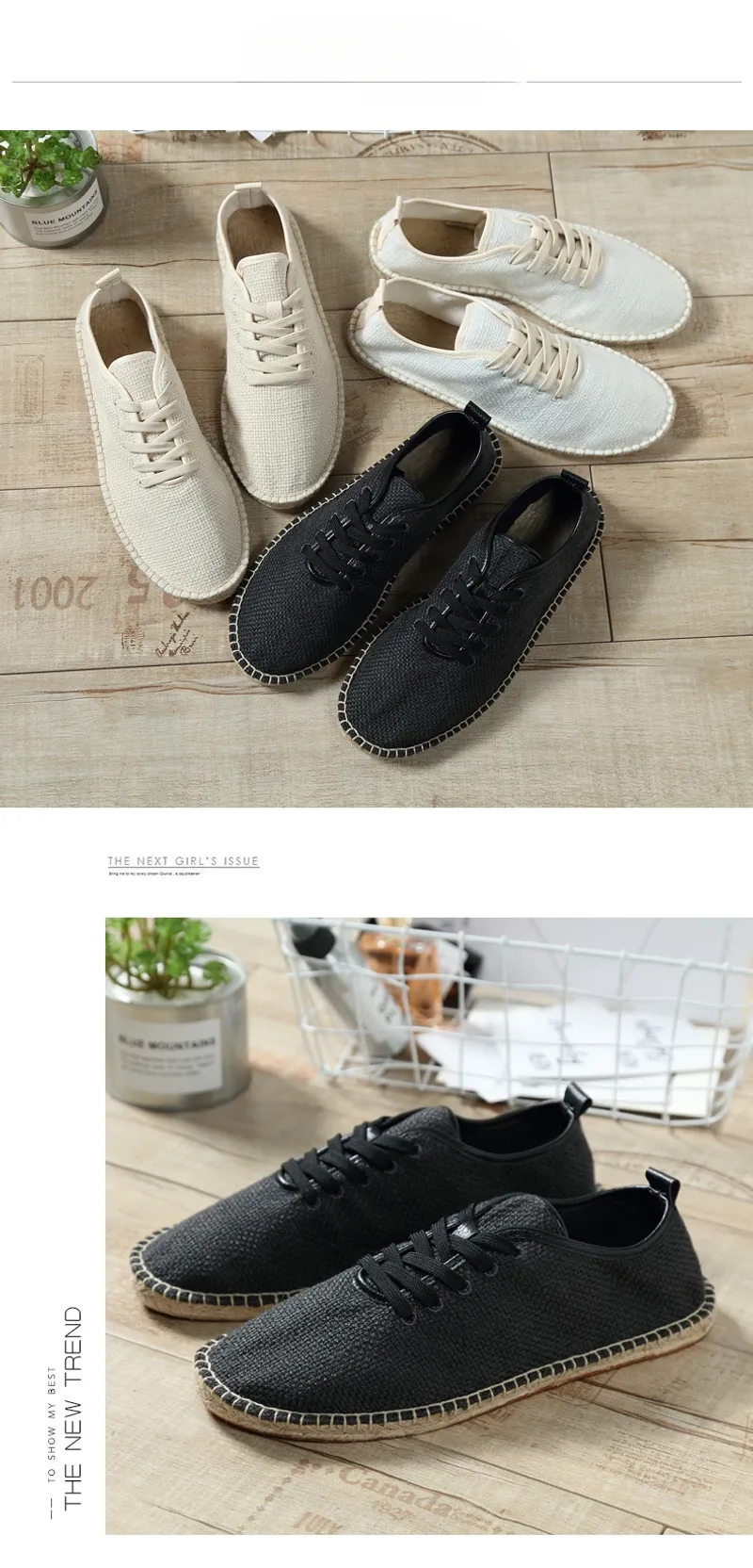 Shoes Summer Espadrilles Men Canvas New Breathable Fisherman Footwear Mens Slip on Loafers Large Size 47 Sneakers_voghion.com