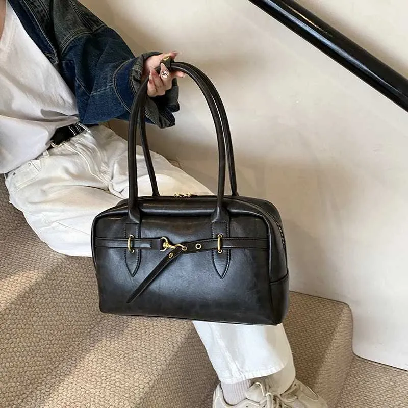 Pu lederen schoudertas dames koreaanse crossbody handtas stijl_voghion.com