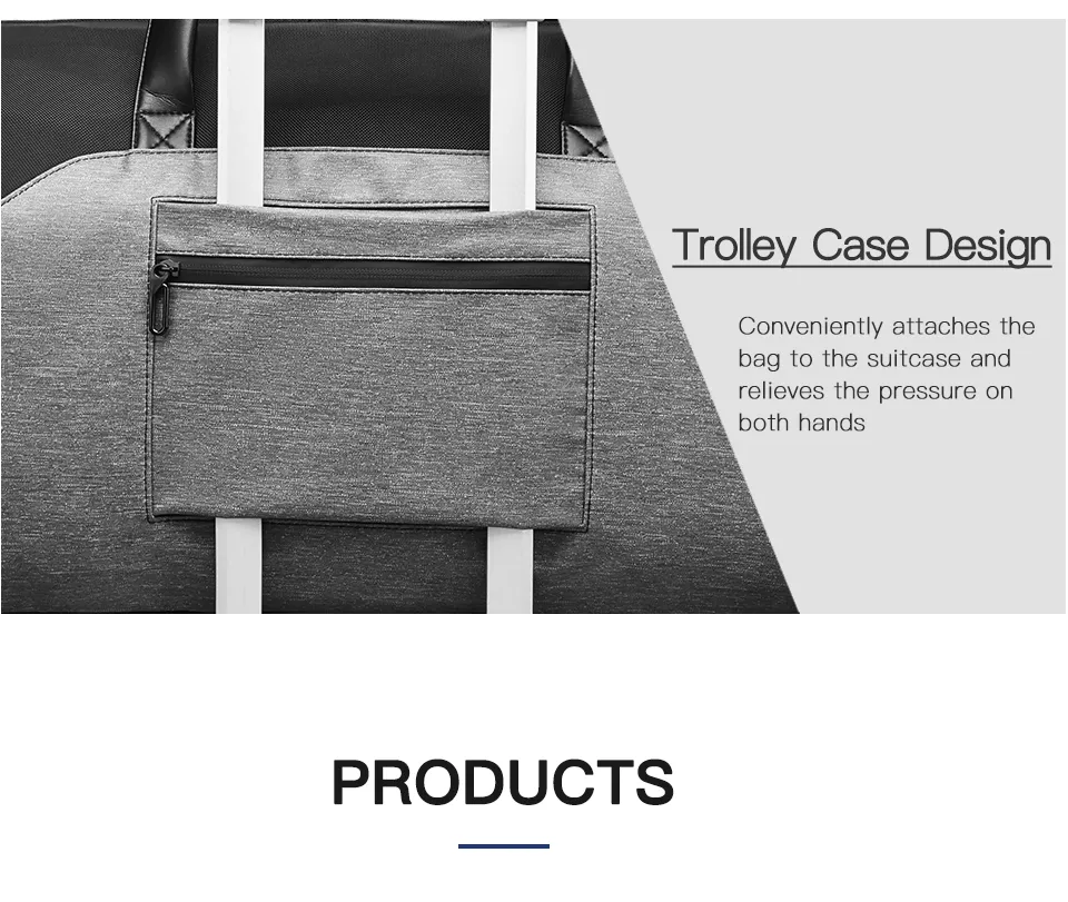 Business Multifunction Men Suit Storage Large Capacity Lage Handbag With Shoes Pocket Male Travel Duffel Bag_voghion.com