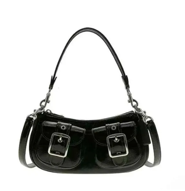 Borsa a tracolla Ashton, autentica, da cowboy, con tracolla singola, in pelle e tela, da donna e da uomo, con chiusura a cerniera, due tasche, piccola_voghion.com