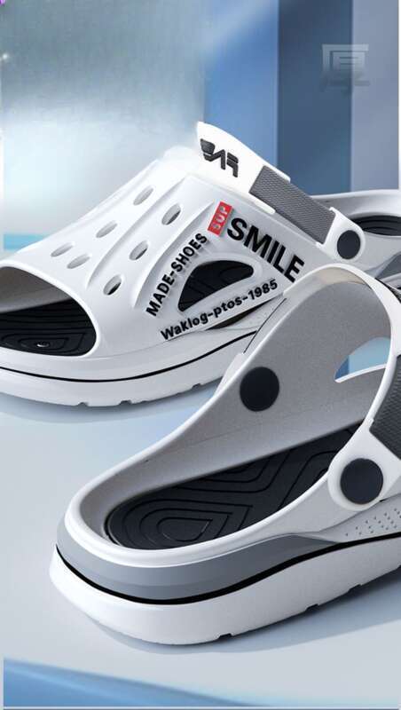 Pantofole traspiranti, abbigliamento estivo da uomo per l'esterno, fondo spesso antiscivolo, sandali sportivi estivi_voghion.com