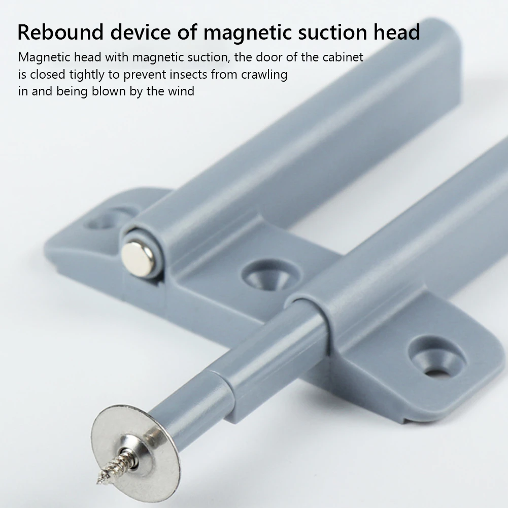 10pcs Gray Cabinet Catches White Damper Buffers For Door Stop Kitchen Cupboard Quiet Drawer Soft Close Furniture Hardware_voghion.com