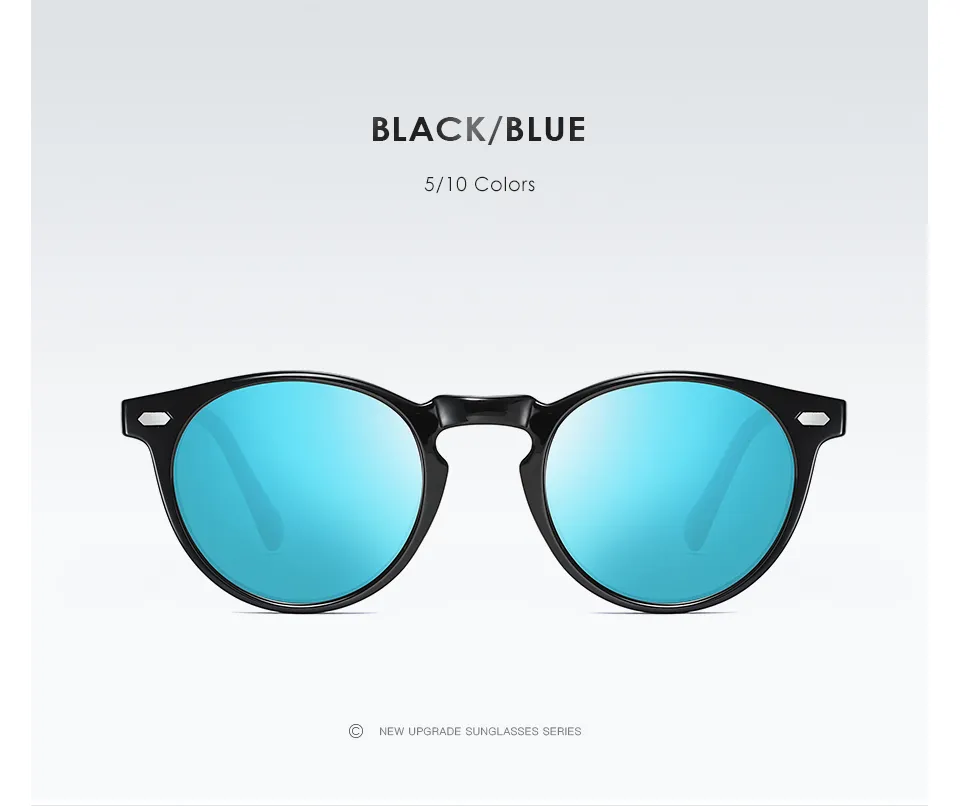 Wholale-Fashion Round Polarized Sunglass For Men And Women Dign Round Sun Glass Vintage Driving Outdoor_voghion.com