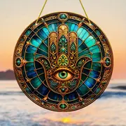 Acchiappasole amuleto della stregoneria - Arte mistica in acrilico da 20 cm. Decorazione incantevole per la casa o il giardino, perfetta per gli spazi fantasy._voghion.com