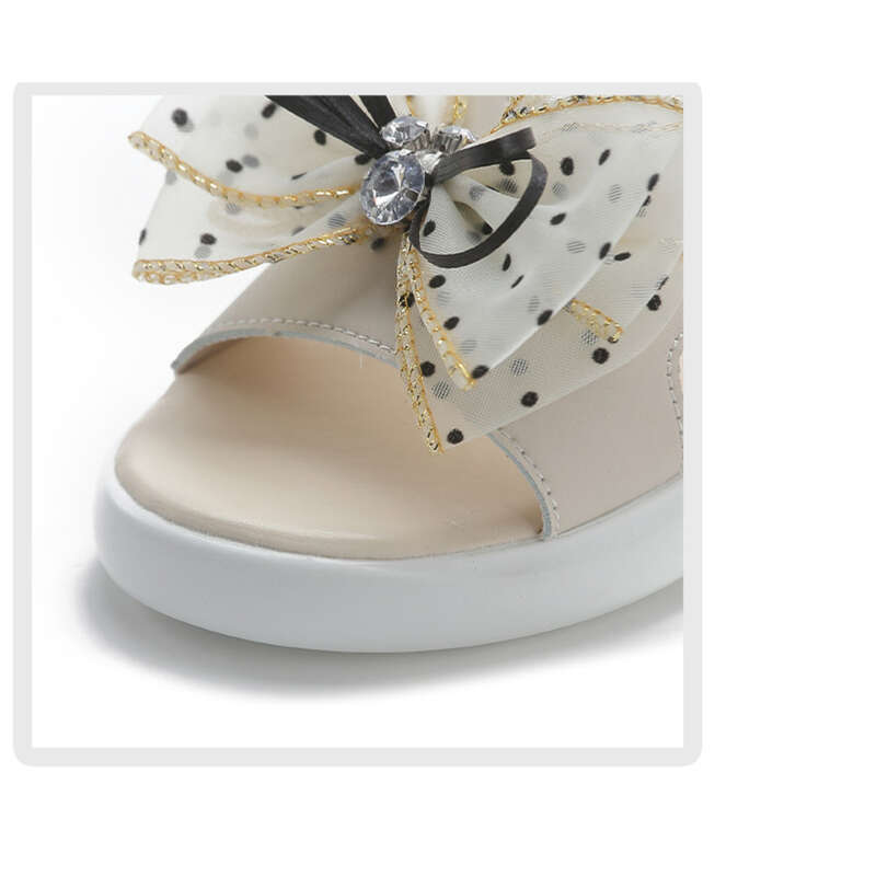 Summer Bowknot One Neck Beach Sandals Drag Women's_voghion.com