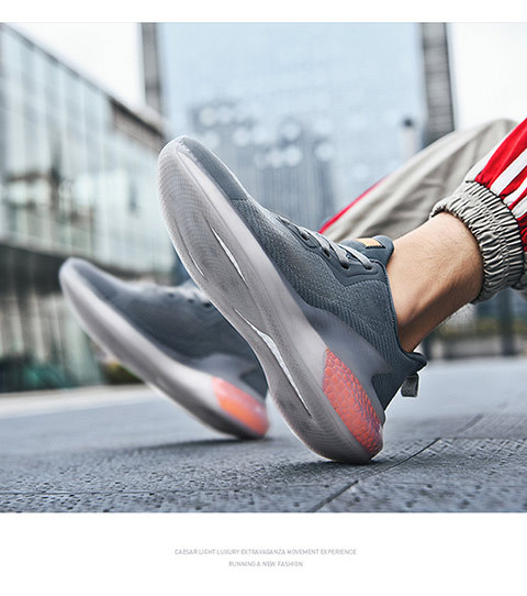 2024 Spring New White Shoes Breathable Mesh Sports Shoes Popcorn Soft Sole Men's Shoes Cross border Supply Trendy Shoes for Men_voghion.com