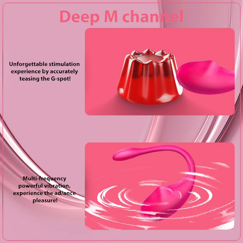 Bluetooth App-gesteuerter G-punkt Vibrator Für Frauen Wearable_voghion.com