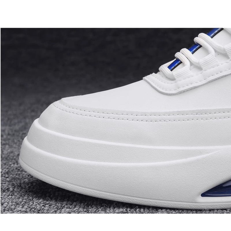 2024 New Summer Versatile Sports Board Men's Casual Leather Elevated Little White Trendy Shoes_voghion.com
