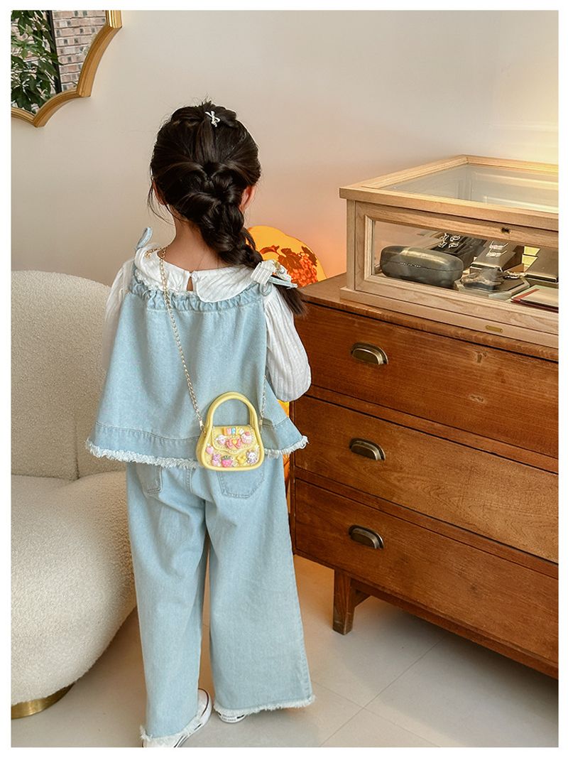 Kleine Umhängetasche mit Kette Kinder, 2024, neue Einzel-Schulter-Umhängetasche, modische Jelly-Korean-Edition, für_voghion.com