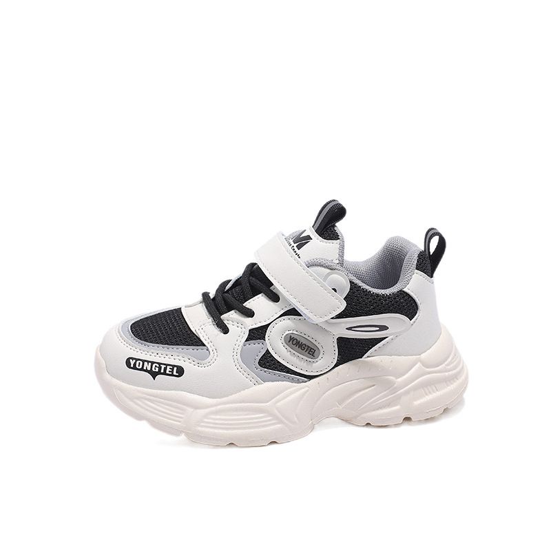 Casual shoes children in spring and autumn, new styles for girls, boys' mesh, 2024 sports shoes, mid size, soft soled,_voghion.com