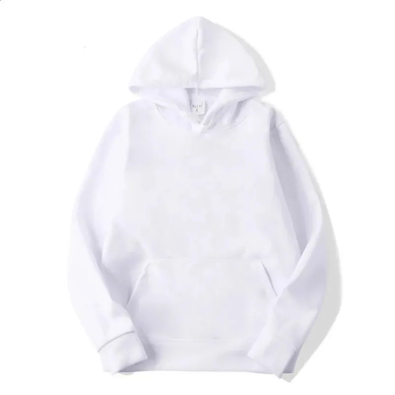Sudadera con capucha de forro polar para hombre, unisex, color blanco y negro, 240920_voghion.com