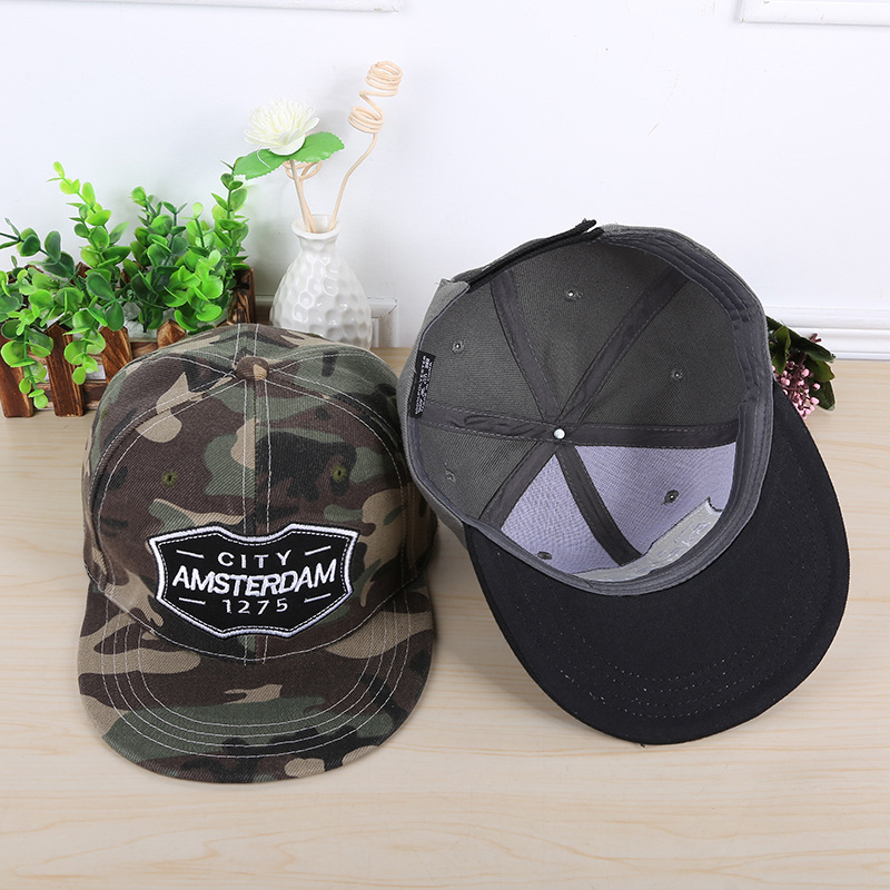 Street Dance Baseball Camouflage Trend Hip-Hop Hübsche Outdoor Street Fashion Entenzunge Kappe_voghion.com