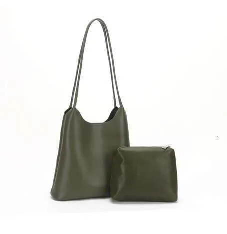 Sac fourre-tout en cuir de grande capacité pour femme, sac à bouton magnétique simple en cuir de vache_voghion.com