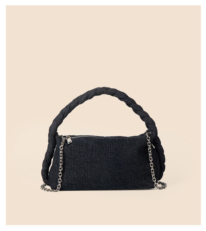 Retro denim mode wolke handtasche twist sommer stil weibliche alle spiel kette tasche high-end_voghion.com
