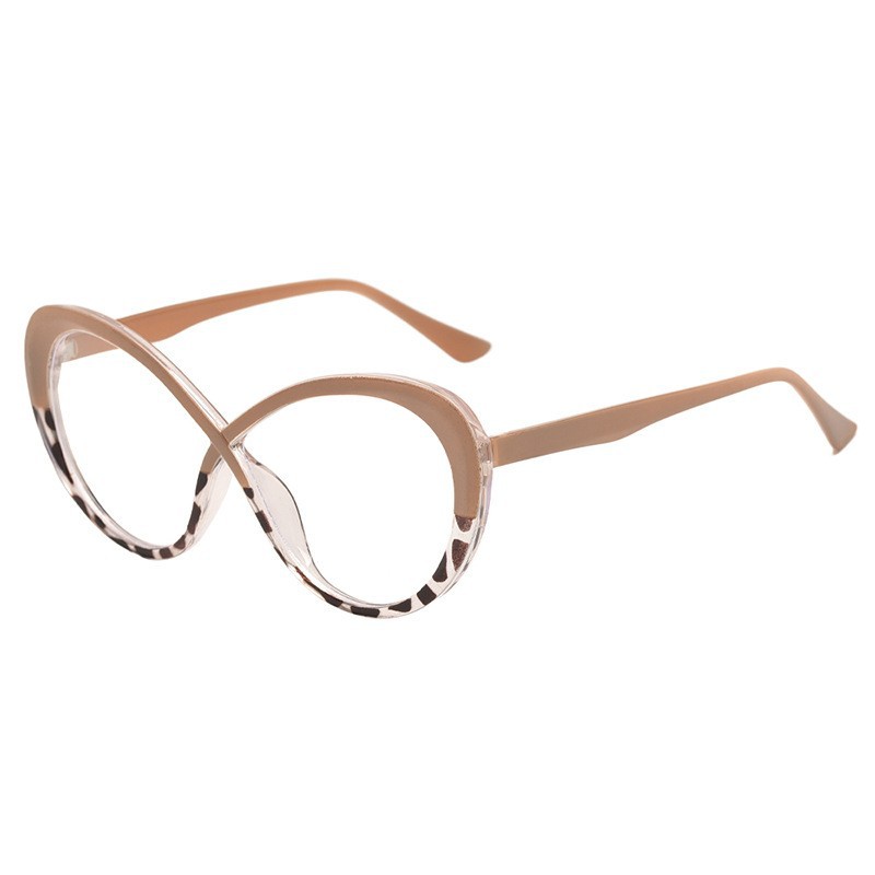 Hot Selling Elliptical Flat Glasses, Trendy Internet Celebrity, Same Style With Small Face Display, High Aesthetic_voghion.com