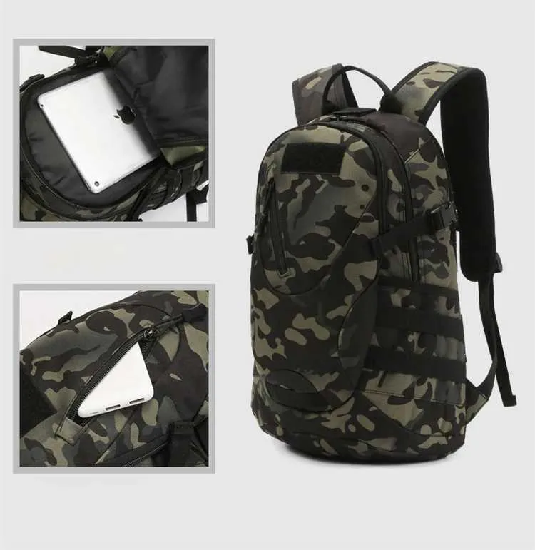 Nouveau sac à dos de camouflage militaire Sparrow d'extérieur pour hommes et femmes, sac d'assaut tactique d'équitation Ba241107_voghion.com