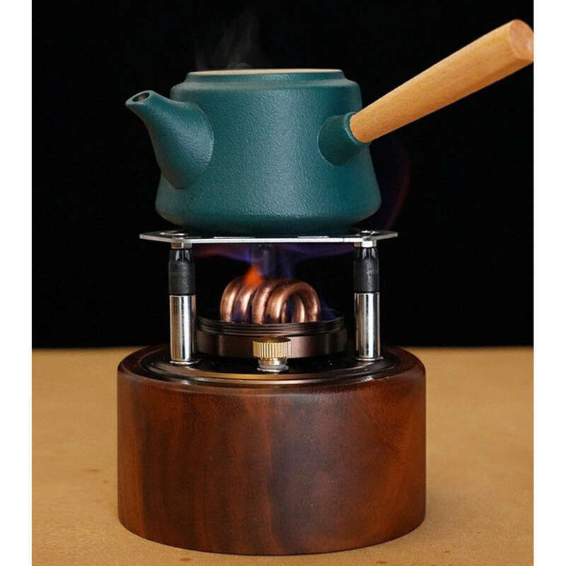 Self Pressurized Alcohol Picnic Windproof Outdoor Portable High Flame Stove, Gasifier, Camping, Tea, Boiling Water, Hot_voghion.com