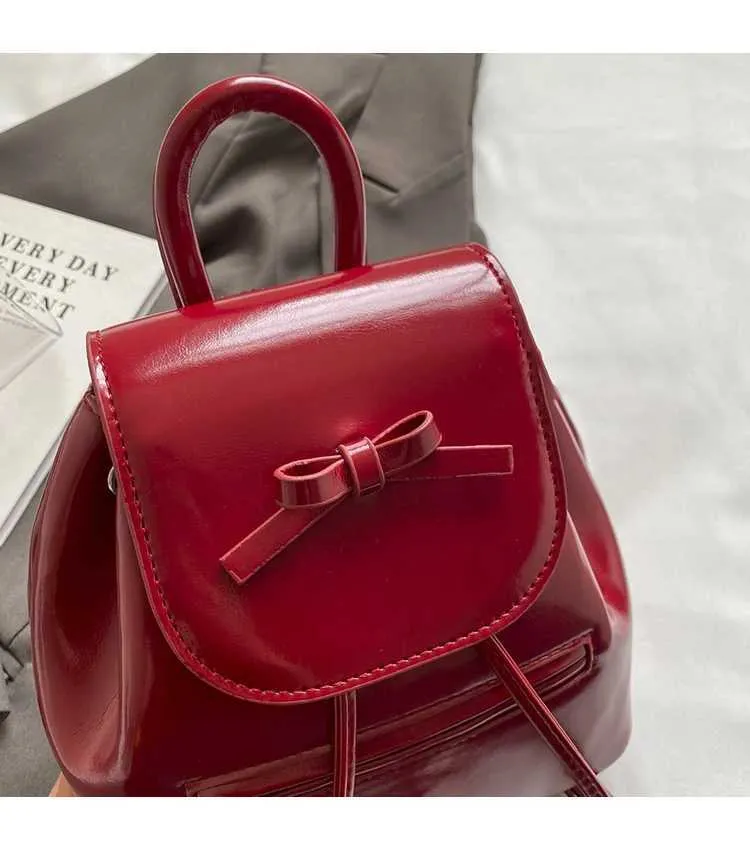 Mini Backpack And Shoulder Bag Set For Women Versatile Leather_voghion.com