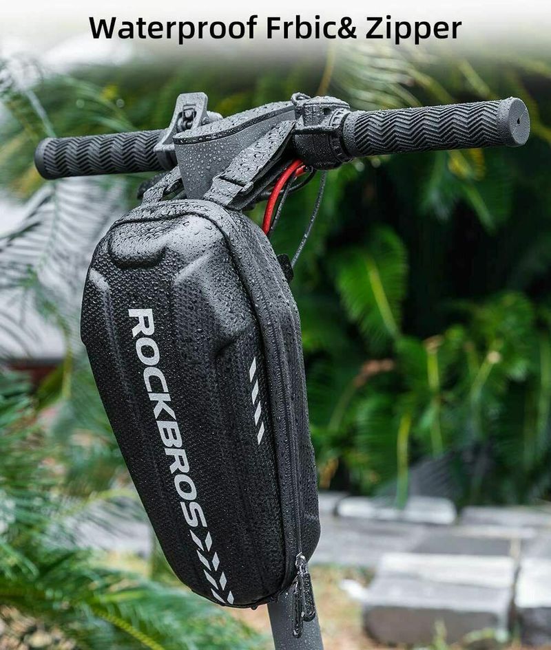 ROCKBROS Geantă frontală pentru ghidon, trotinetă electrică, rezistentă la apă_voghion.com