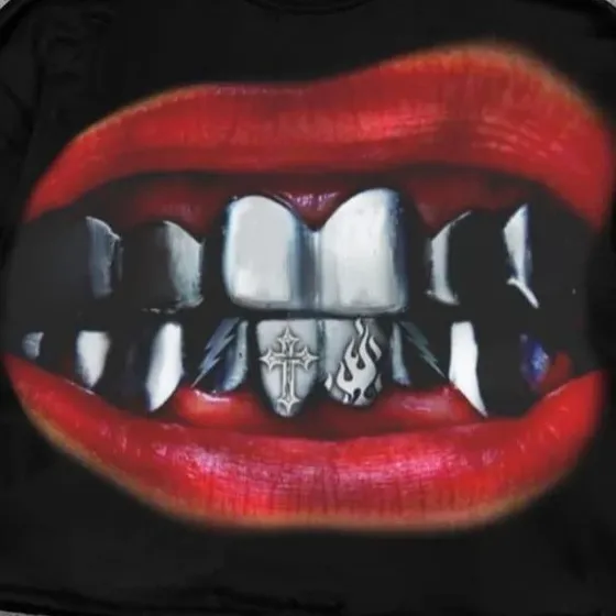 Herren T-Shirts Streetwear Shirt Y2 Hip Hop Grafikdruck Schwarz Übergroßes T-Shirt Herren Damen Haruku Stil Gothic Baumwolle_voghion.com