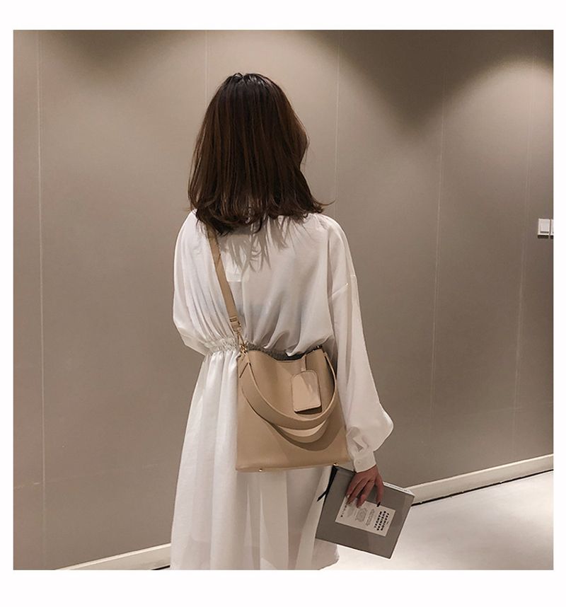 Große Kapazität für Damen neue 2024 Herbst/Winter modische Breitband minimalistischen Internet Promi Eimer koreanischen_voghion.com
