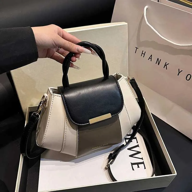 High Quality Soft Leather Handbag Women Purses Female Designer Patchwork Ladies Shoulder Crossbody Bag Sac A Main_voghion.com